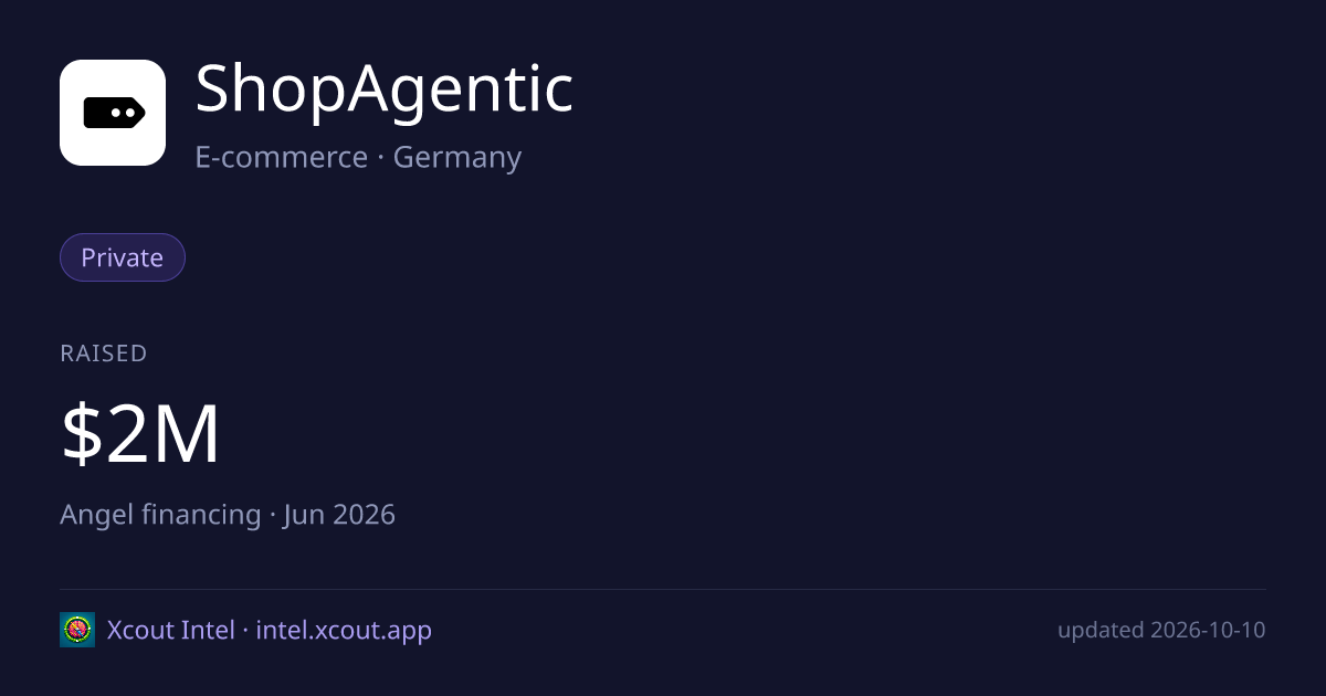 ShopAgentic — share card preview
