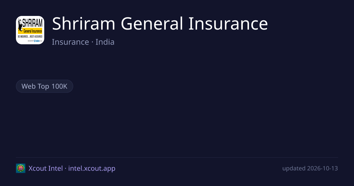 Shriram General Insurance — share card preview