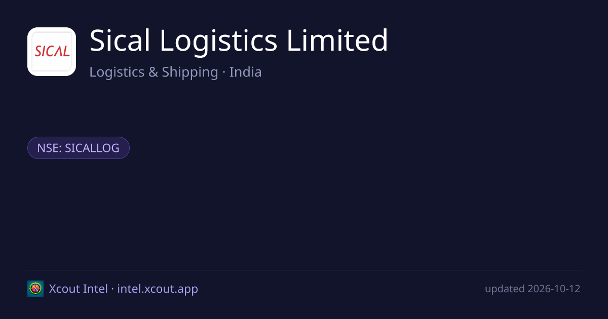 Sical Logistics Limited — share card preview
