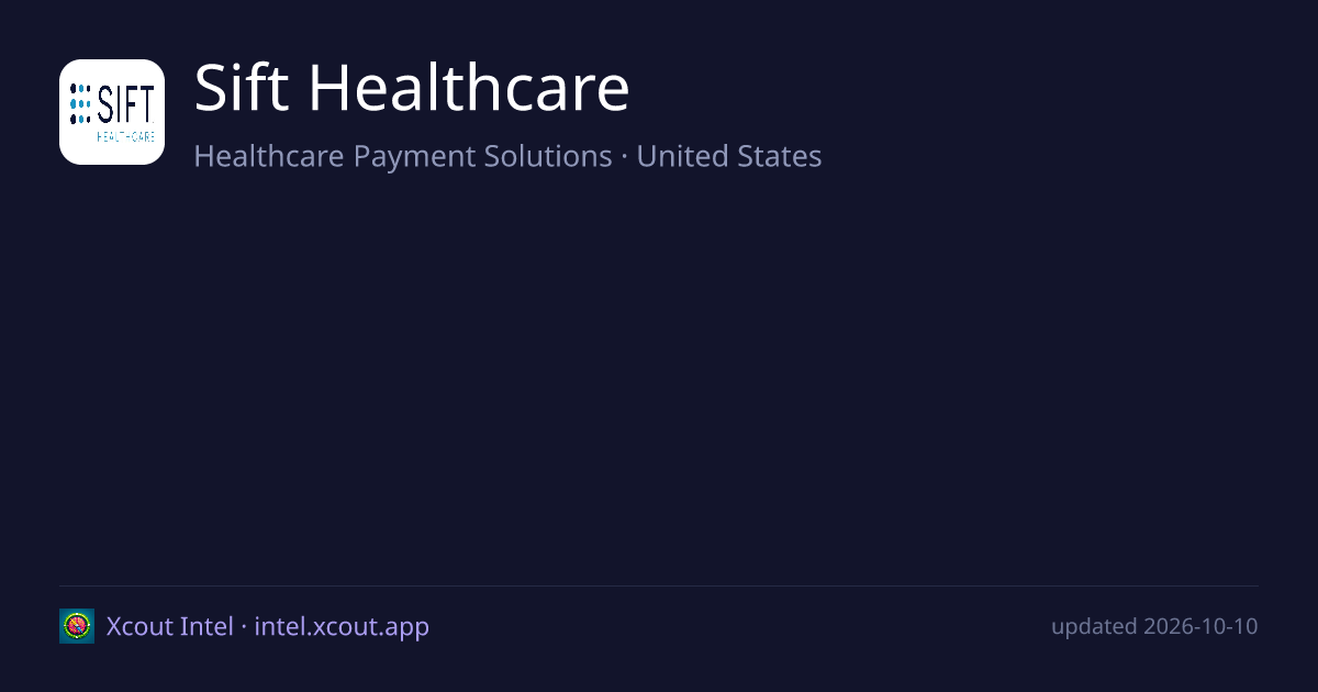 Sift Healthcare — share card preview