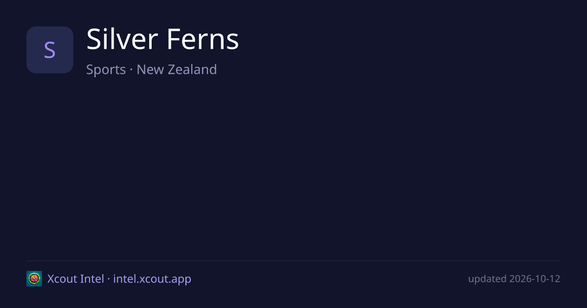 Silver Ferns — share card preview