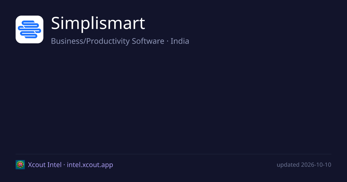 Simplismart — share card preview