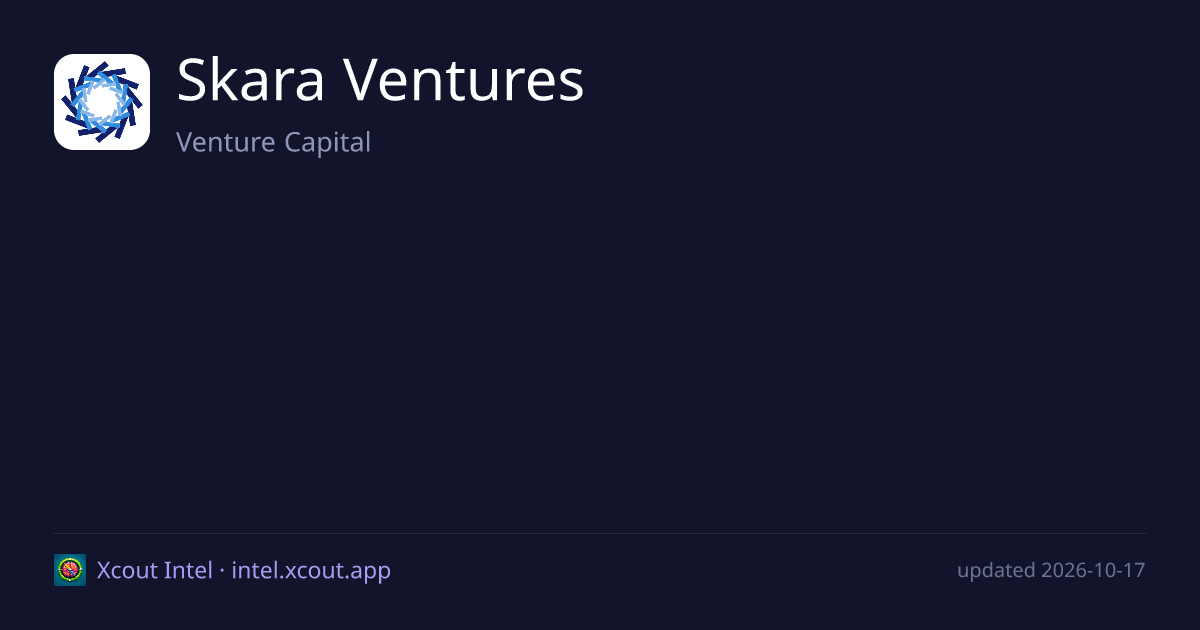 Skara Ventures — share card preview