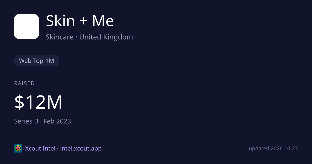 Skin + Me — share card preview