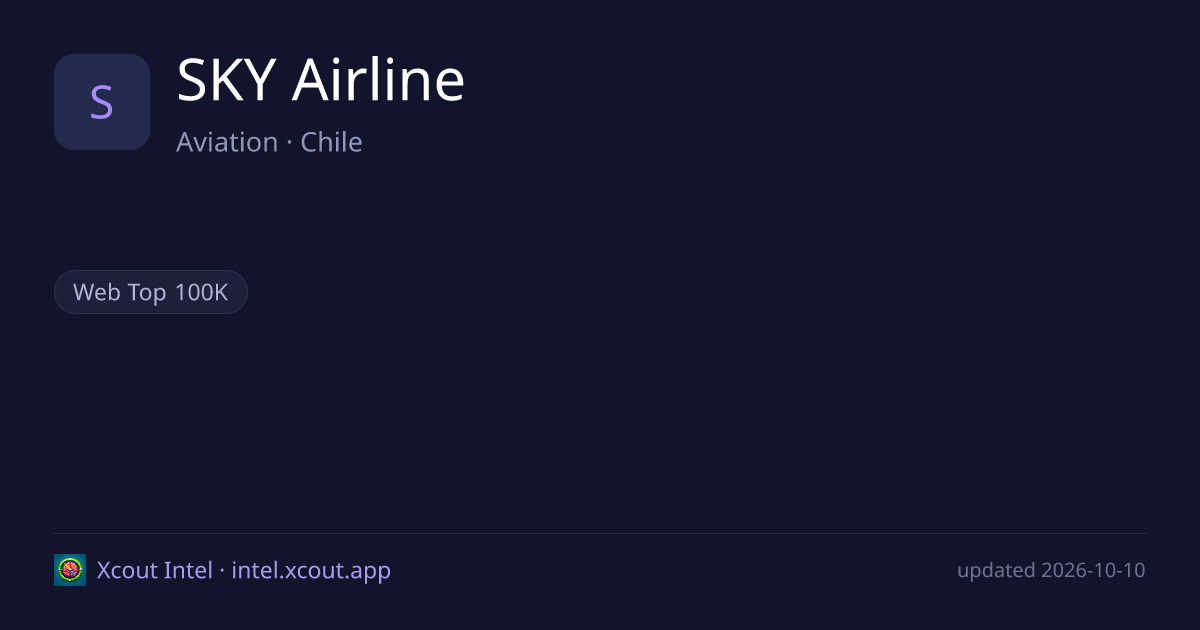 SKY Airline — share card preview