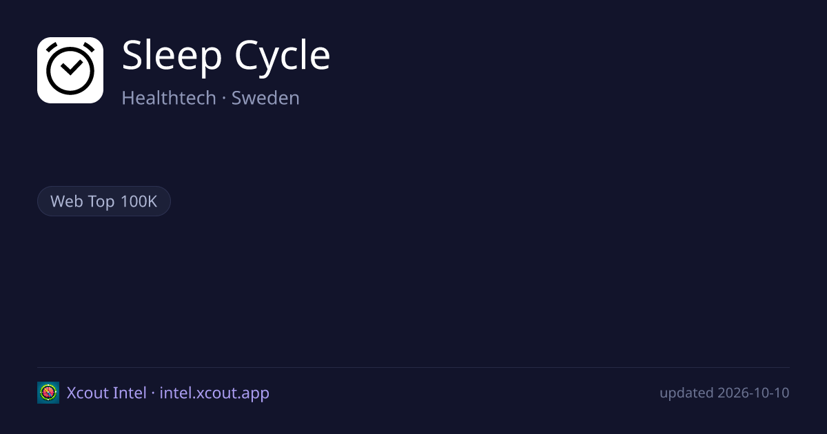 Sleep Cycle — share card preview