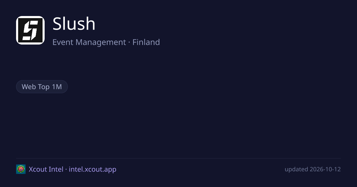 Slush — share card preview