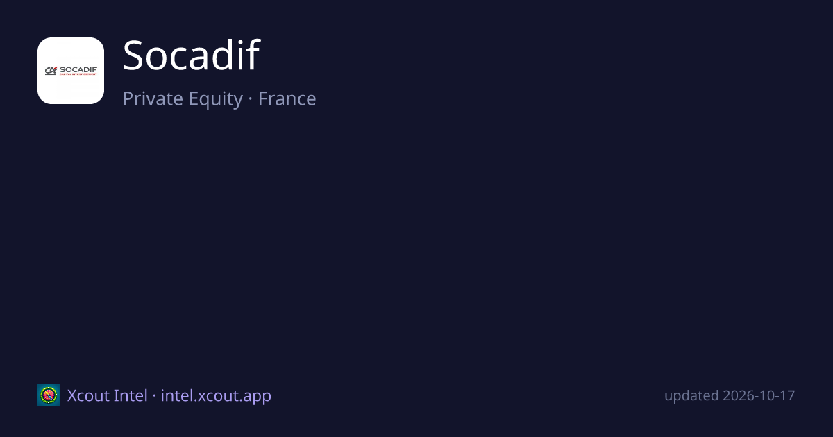 Socadif — share card preview