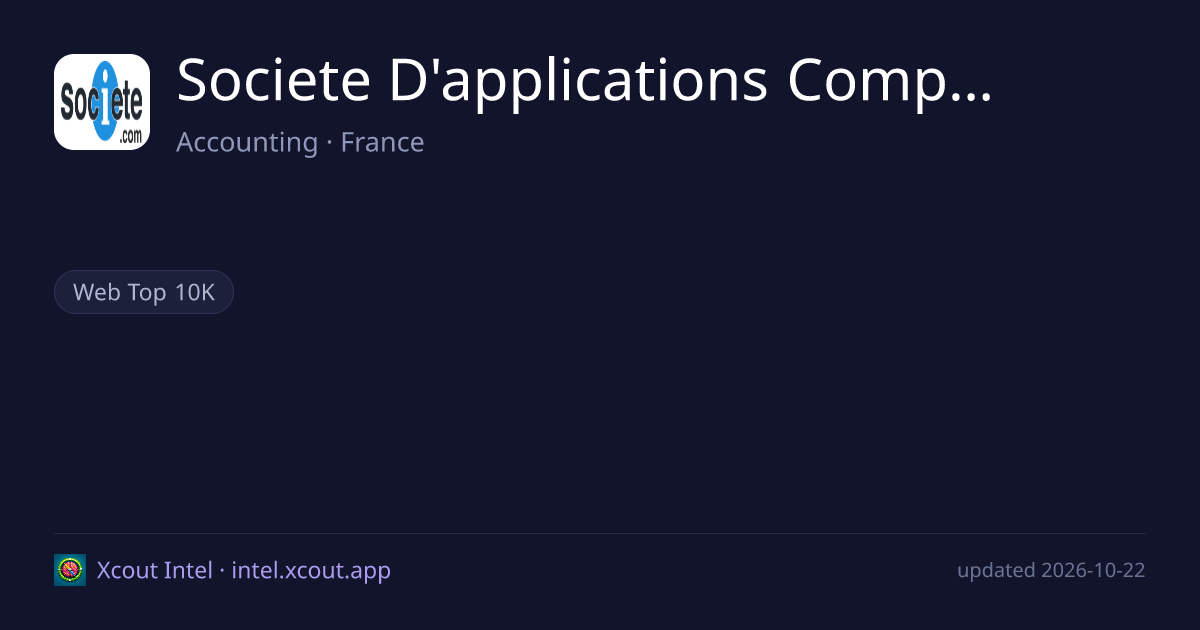 Societe D'applications Comptables — share card preview