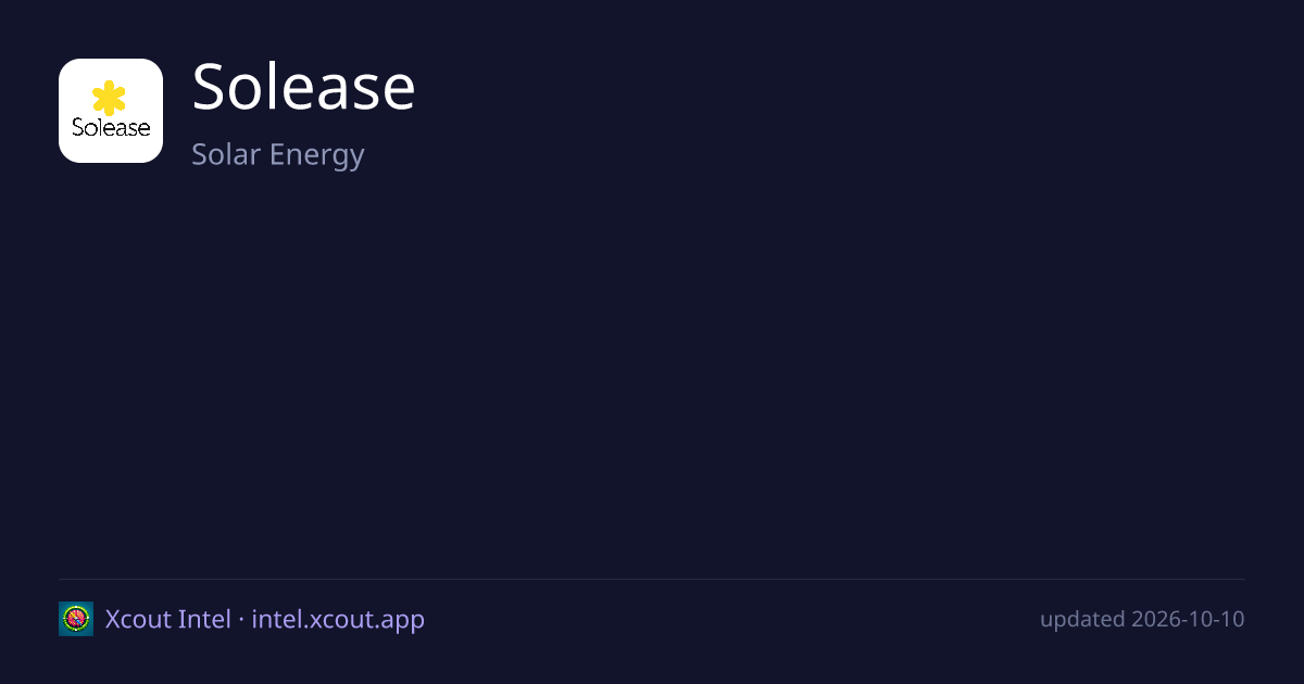 Solease — share card preview