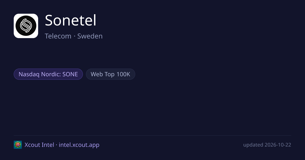 Sonetel — share card preview