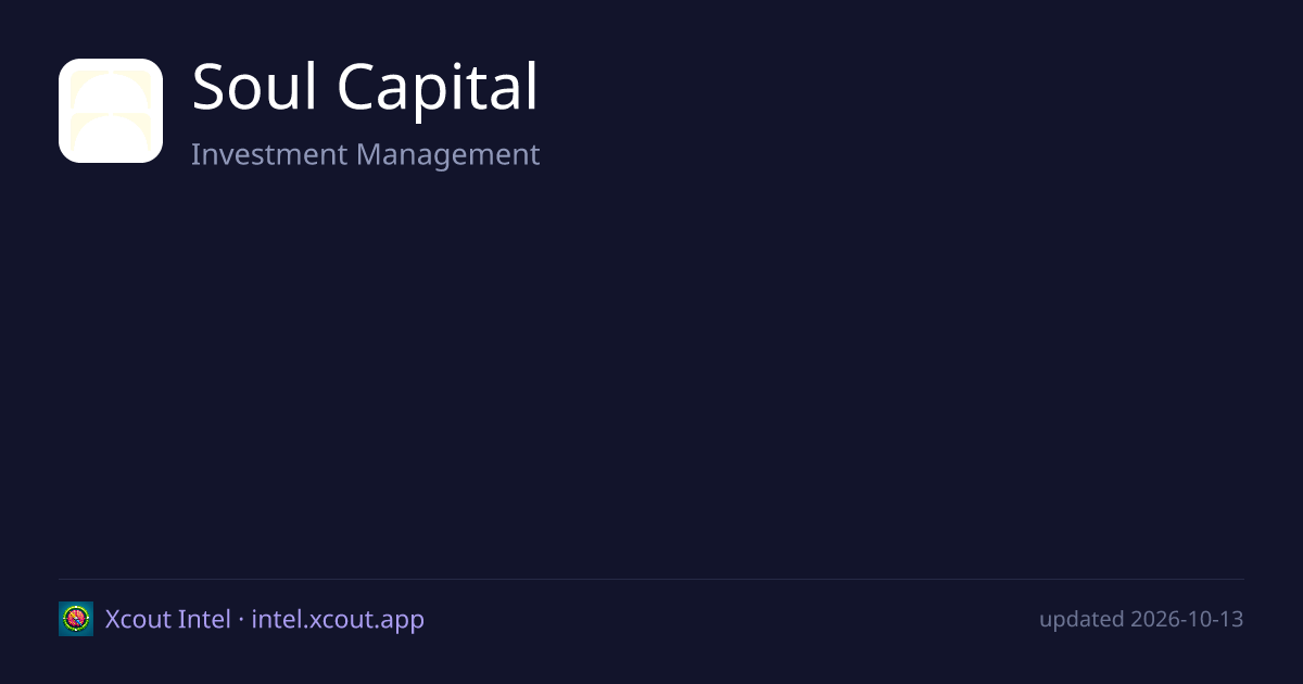 Soul Capital — share card preview