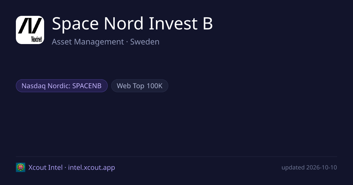 Space Nord Invest B — share card preview