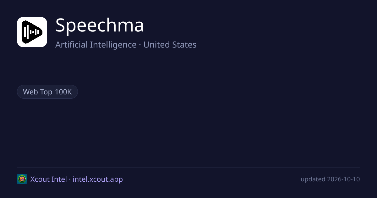 Speechma — share card preview