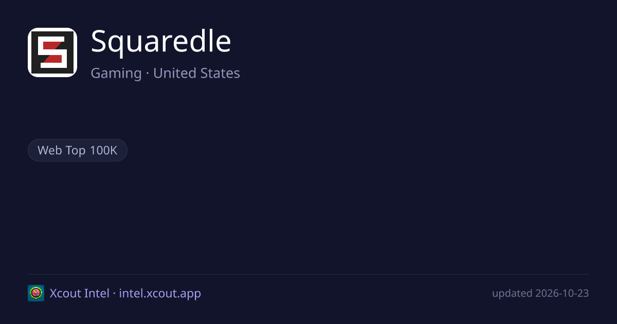 Squaredle — share card preview
