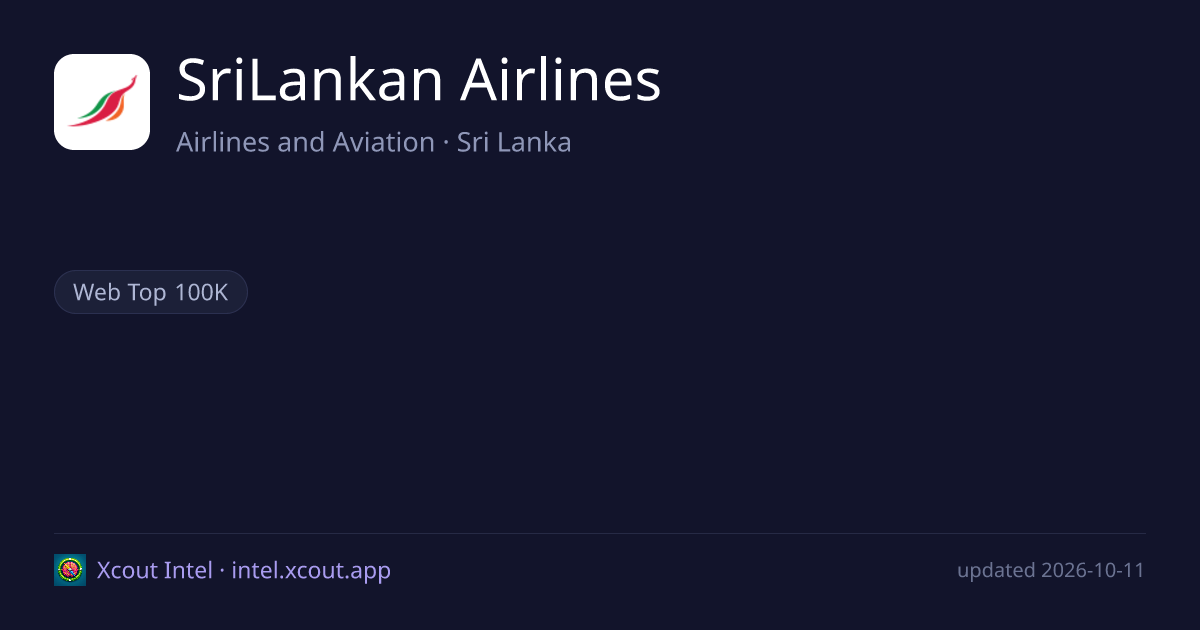 SriLankan Airlines — share card preview