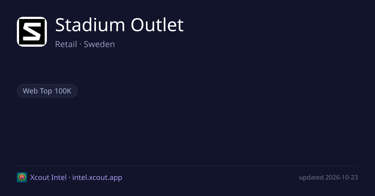Stadium Outlet — share card preview