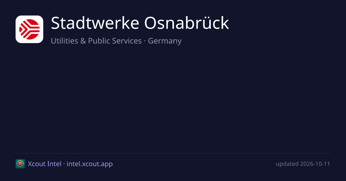 Stadtwerke Osnabrück — share card preview