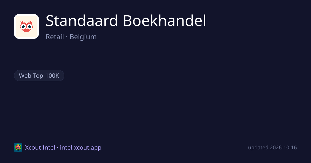 Standaard Boekhandel — share card preview