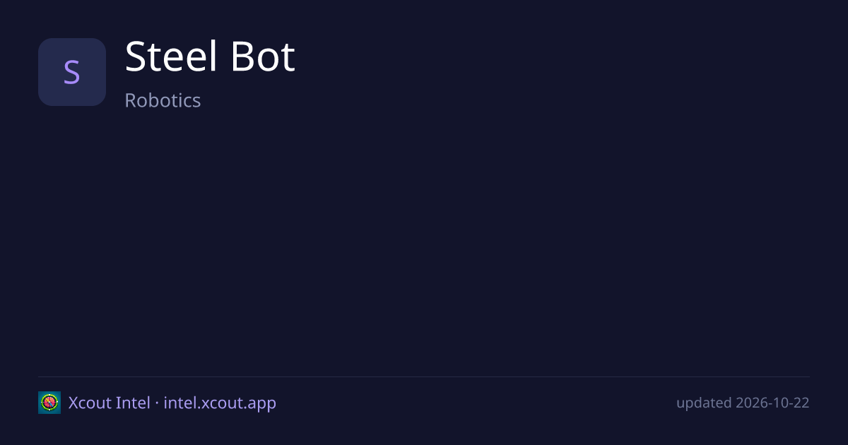 Steel Bot — share card preview