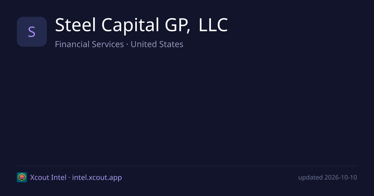 Steel Capital GP, LLC — share card preview