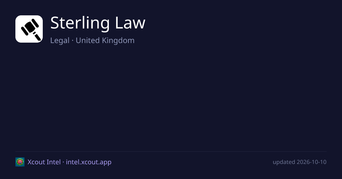 Sterling Law — share card preview