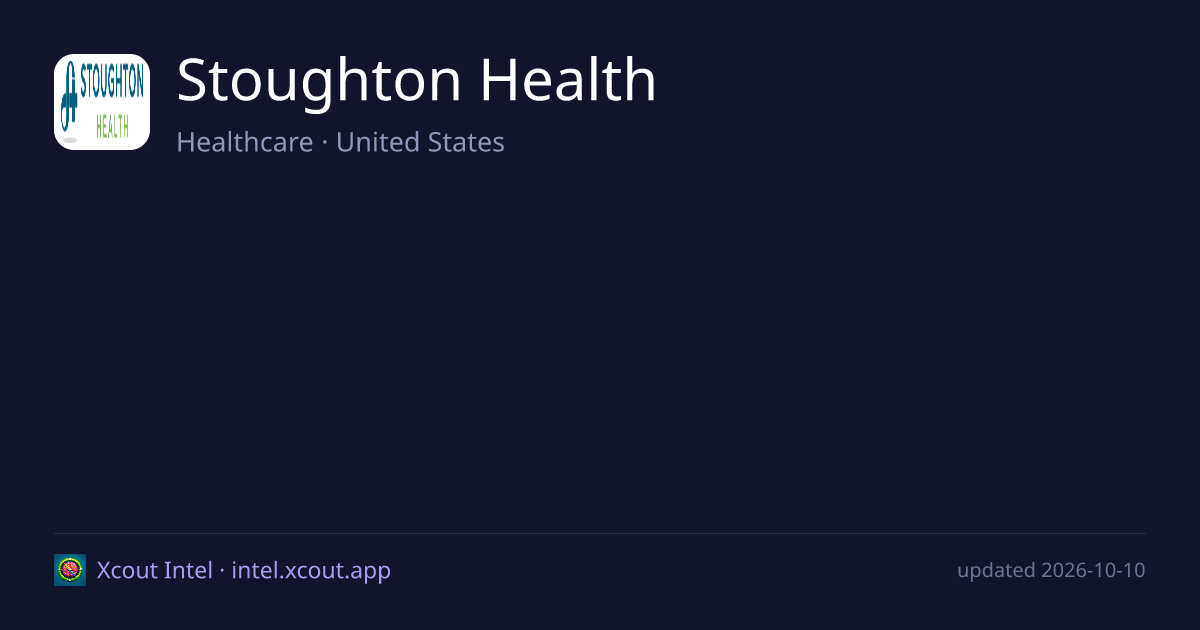 Stoughton Health — share card preview