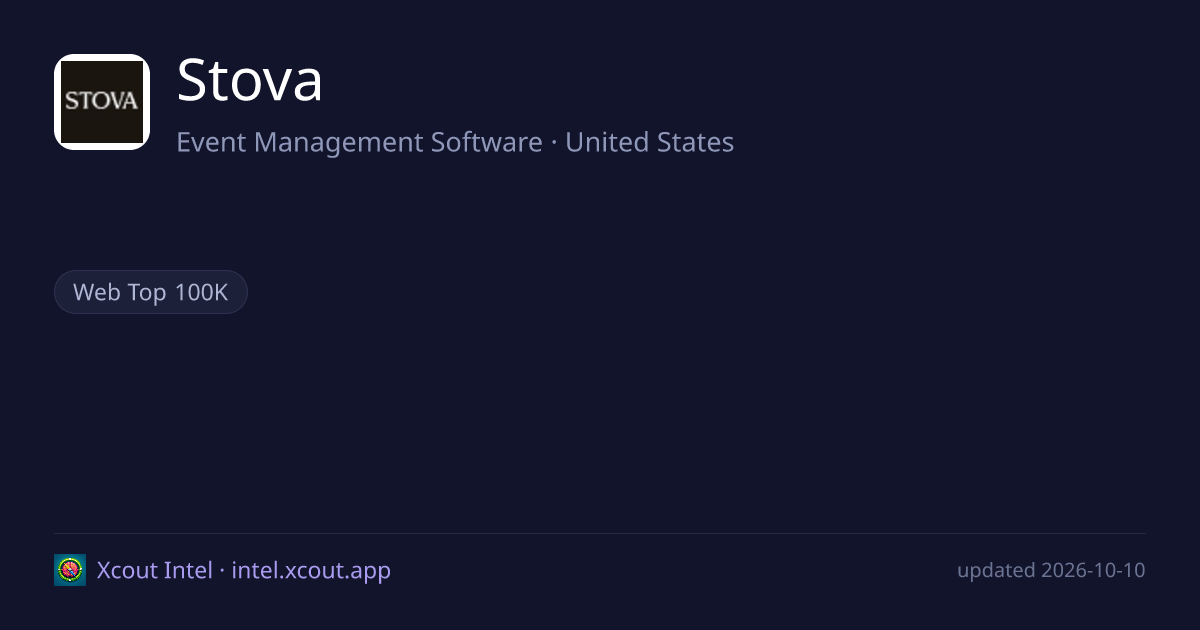 Stova — share card preview