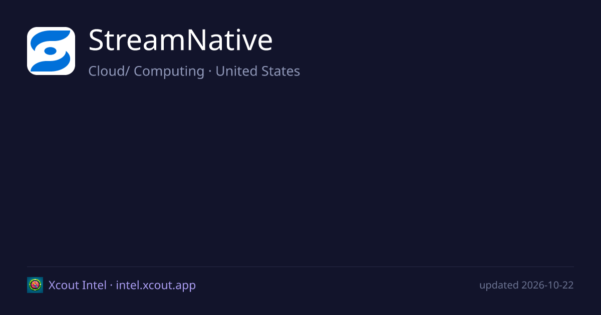 StreamNative — share card preview