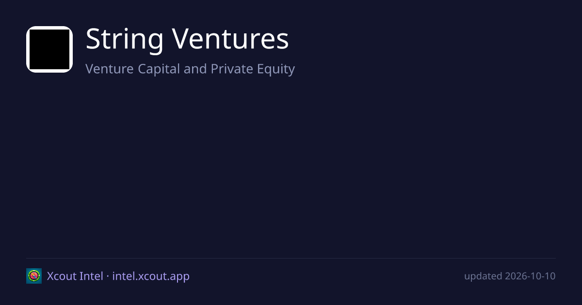 String Ventures — share card preview