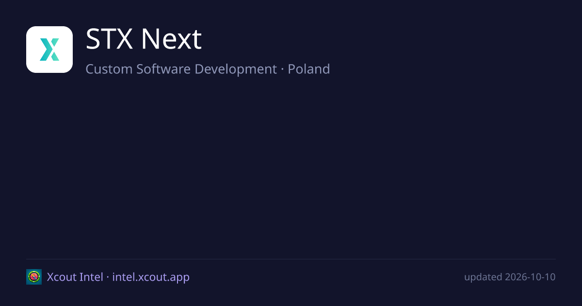 STX Next — share card preview