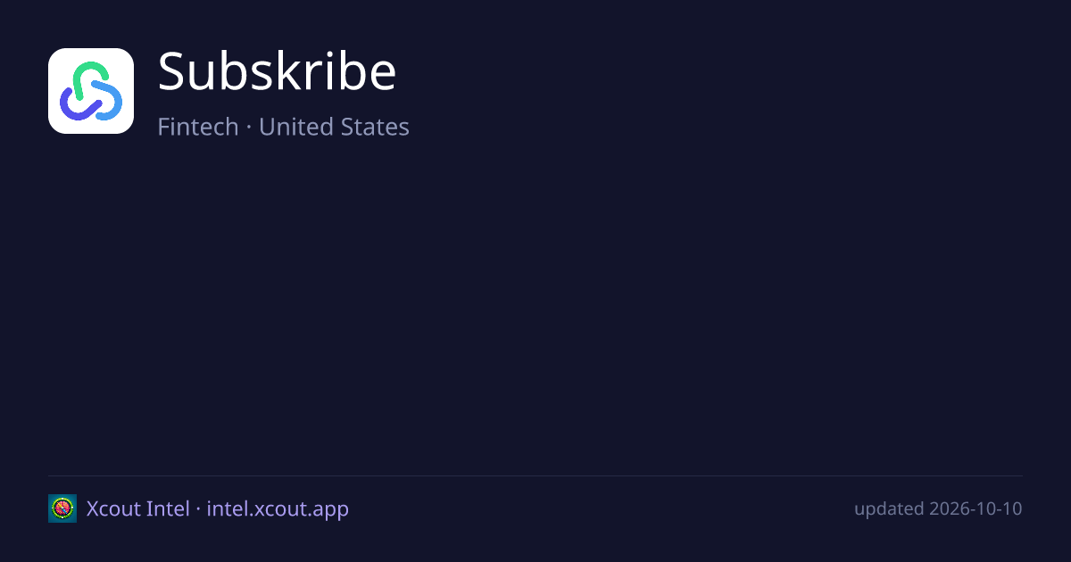 Subskribe — share card preview