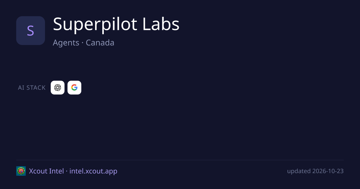 Superpilot Labs — share card preview