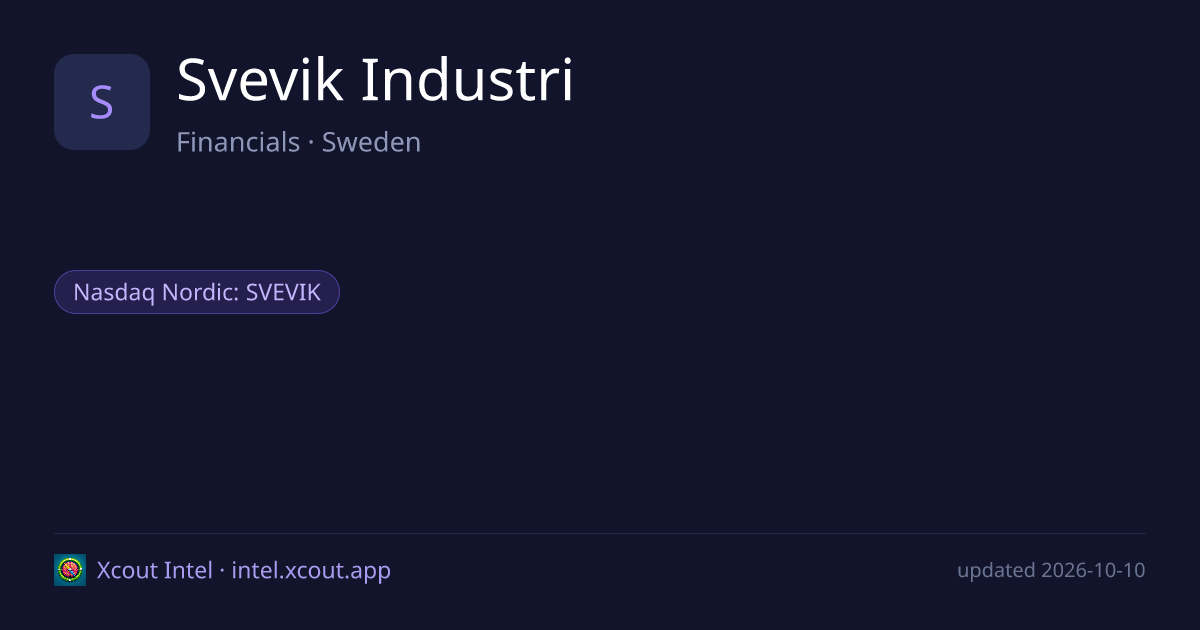 Svevik Industri — share card preview
