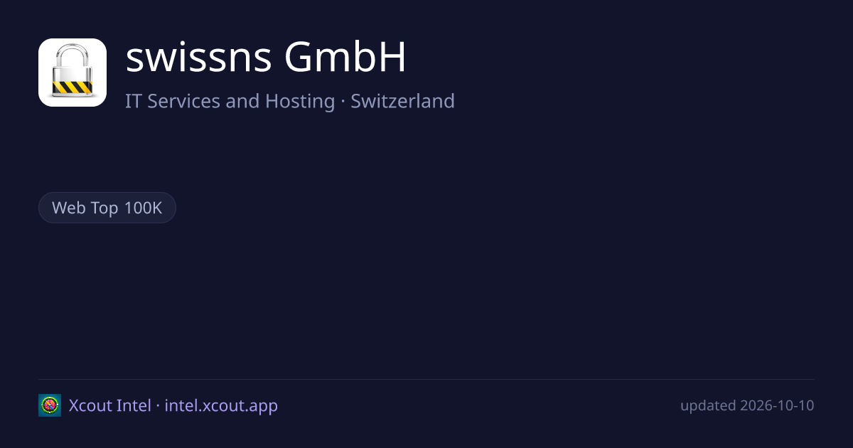 swissns GmbH — share card preview