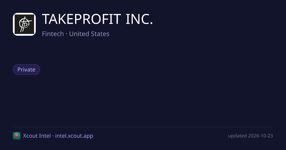 TAKEPROFIT INC. — share card preview