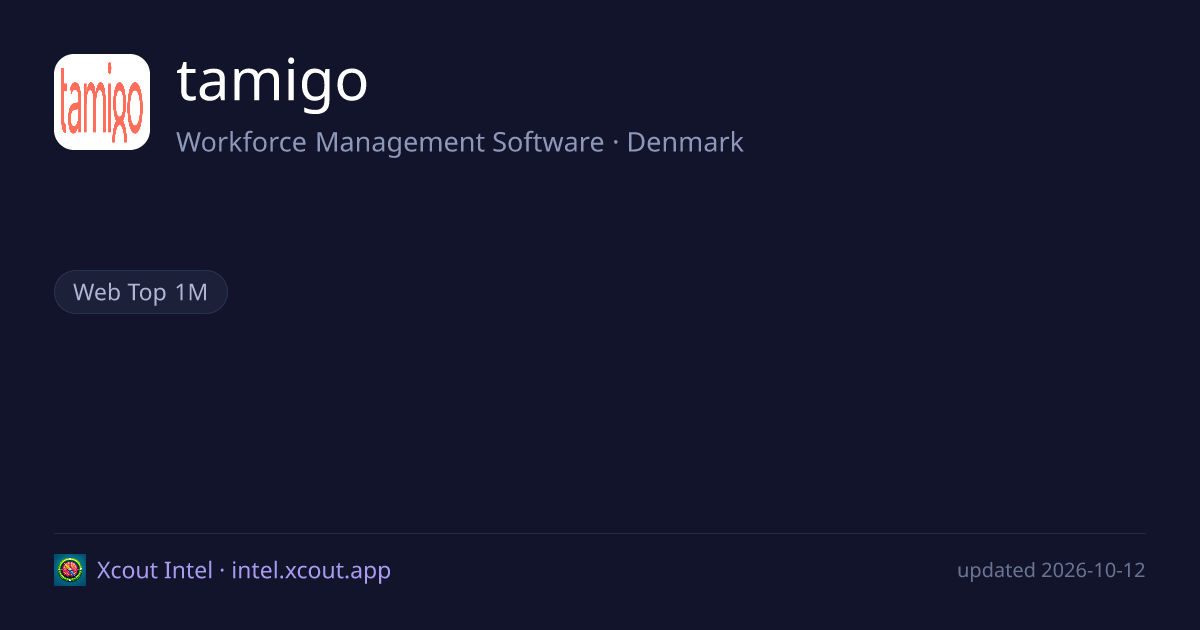tamigo — share card preview