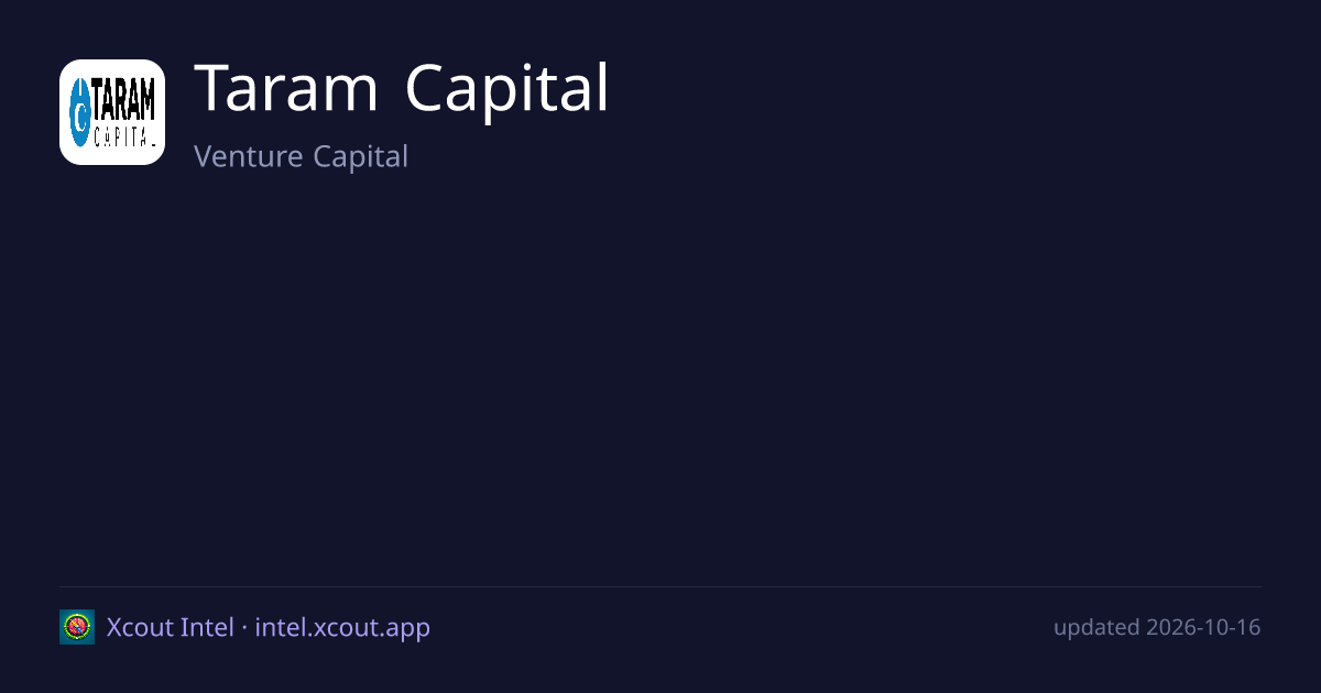 Taram Capital — share card preview