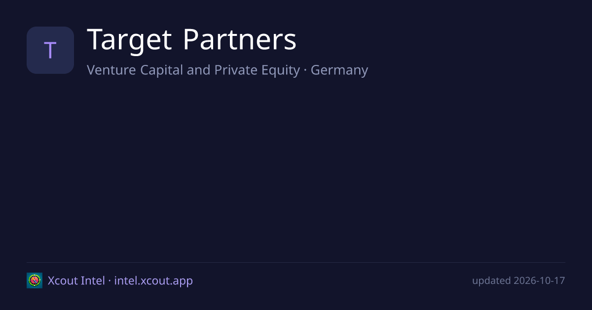 Target Partners — share card preview