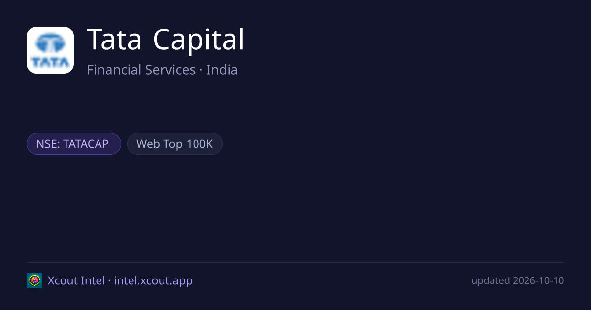 Tata Capital — share card preview
