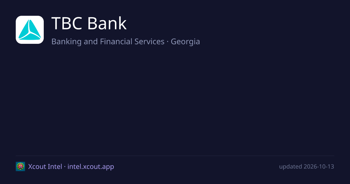 TBC Bank — share card preview