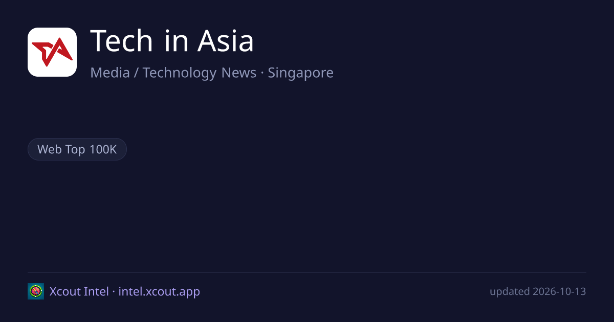 Tech in Asia — share card preview