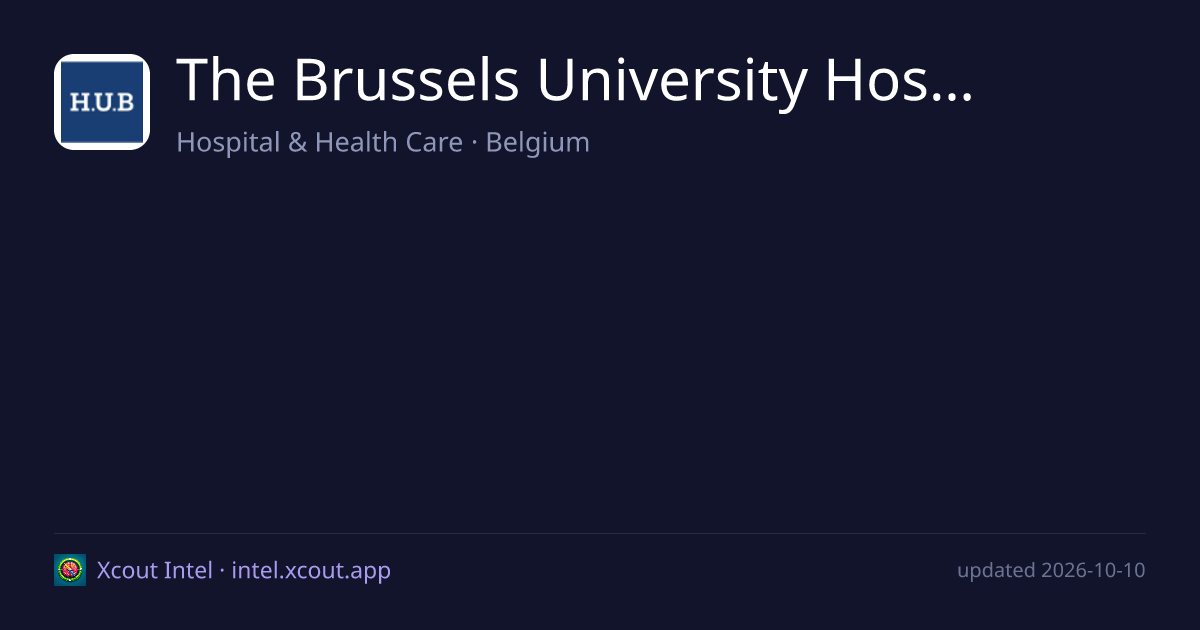 The Brussels University Hospital — share card preview