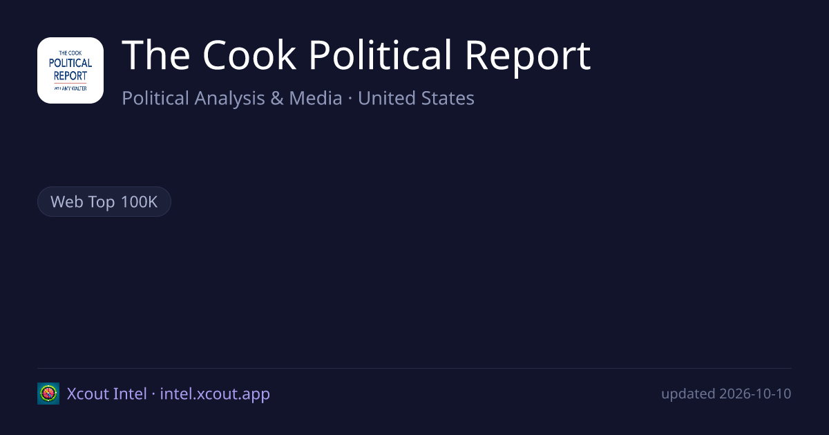 The Cook Political Report — share card preview