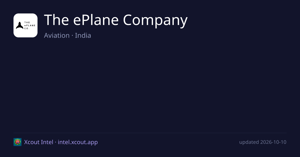 The ePlane Company — share card preview
