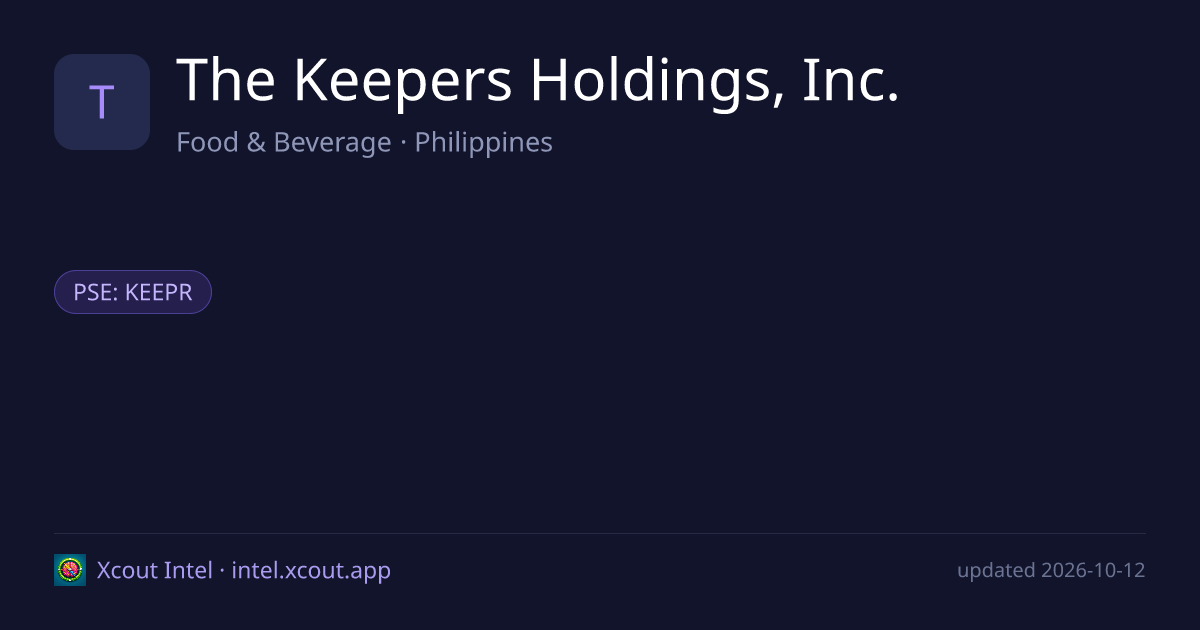 The Keepers Holdings, Inc. — share card preview