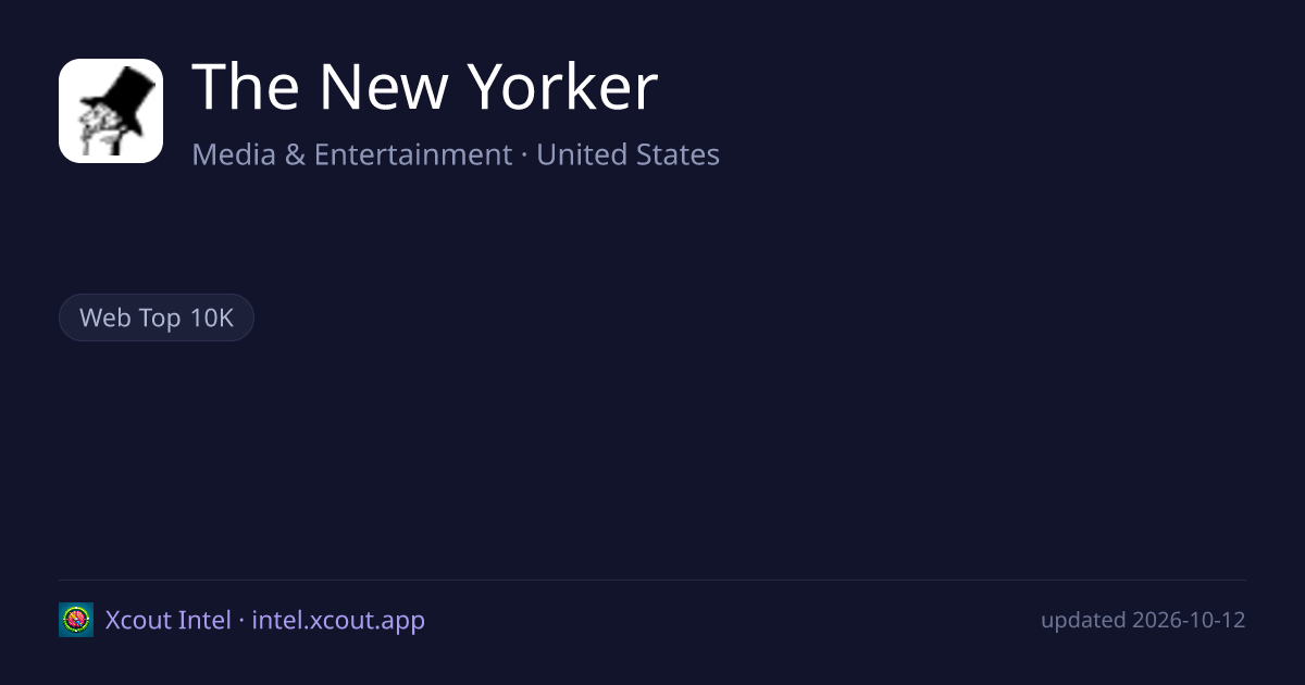 The New Yorker — share card preview