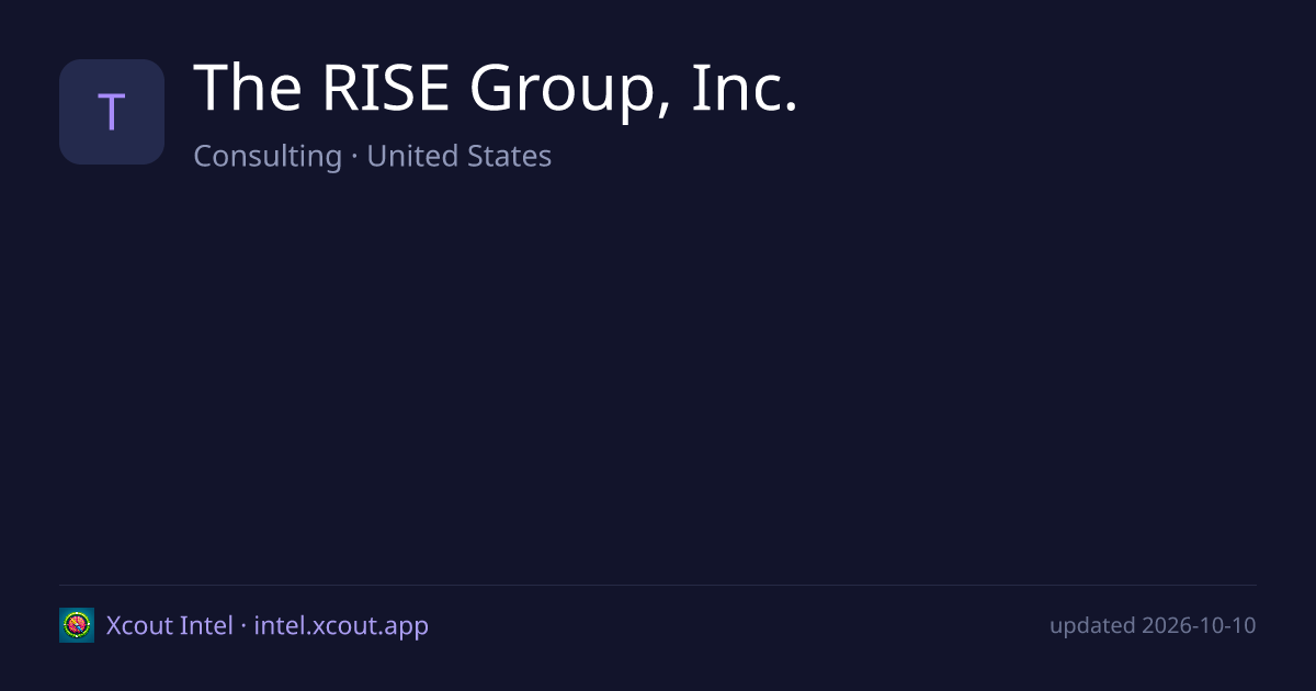 The RISE Group, Inc. — share card preview