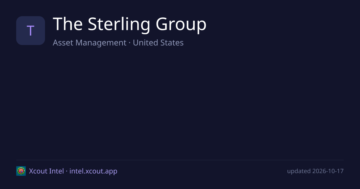 The Sterling Group — share card preview