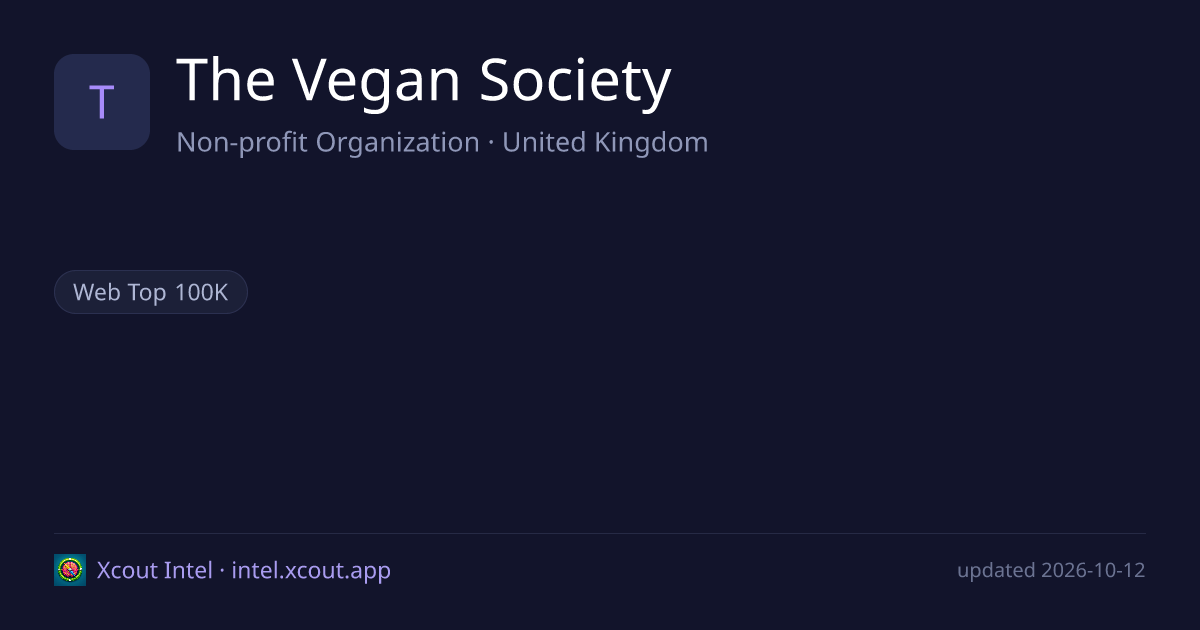 The Vegan Society — share card preview